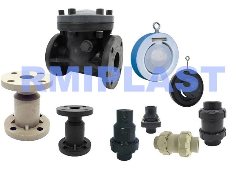 Plastic PVC PVDF PP Pph CPVC UPVC Hand Lever Gear Wheel Weir Diaphragm Valve Butterfly Valve/Flange True Union Ball Valve/Pneumatic Electric Swing Check Valve