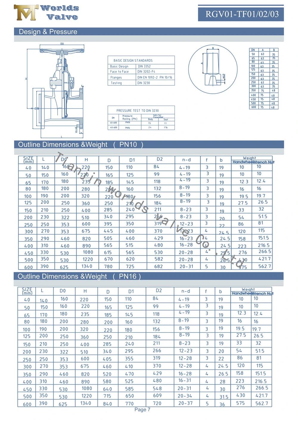 BS5163 Awwa C515 C509 DIN3202 F4 F5 Wras Acs Ce Ggg40/50 Ductile Cast Iron Non-Rising Stem OS&Y Resilient Seated Flanged Wedge Water Gate Butterfly Check Valves