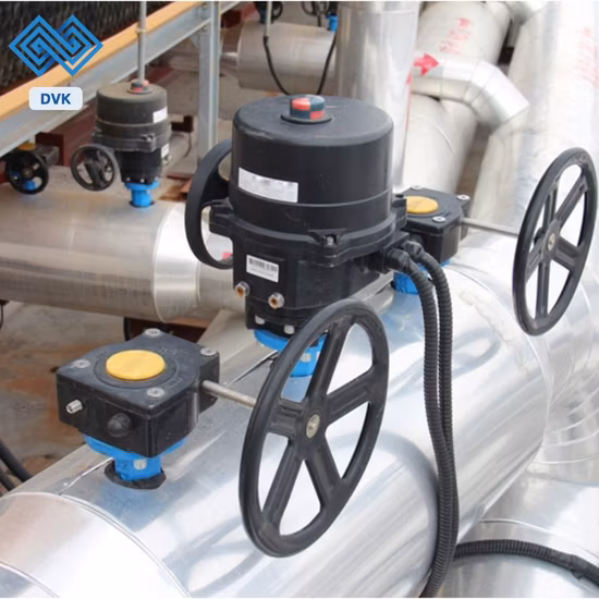 Коробка управления редуктором, привод двойного действия, дроссельная заслонка с мягким седлом или фланцевая дроссельная заслонка с пневматическим приводом