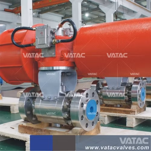 Литой и кованый шаровой кран с цапфой промышленного монтажа из нержавеющей стали с фланцевыми концами RF или Bw